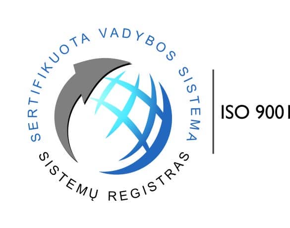 Sertifikavimo zenklas ISO 9001
