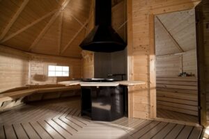 Medinis Sauna Namelis 44mm 12