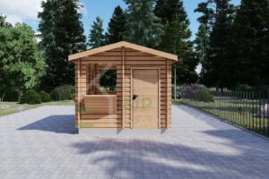 Medinis prekybinis kioskas horacijus 01