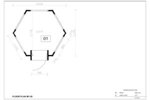medinis grilio namelis kepure 44mm planas