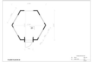 medinis grilio namelis kepure 44mm planas