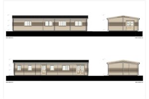 medinis namelis isandrijus 44mm fasadai