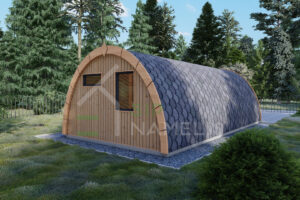 medinis surenkamas glamping namelis miskas 04