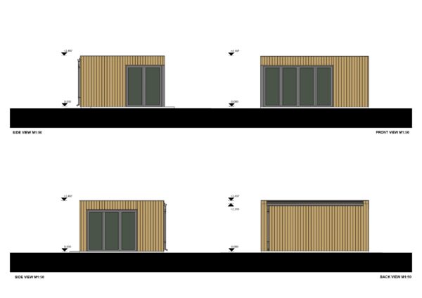 Medinis namelis Dominika 34 mm + dailylentės, 5 x 4, 20 m² 4