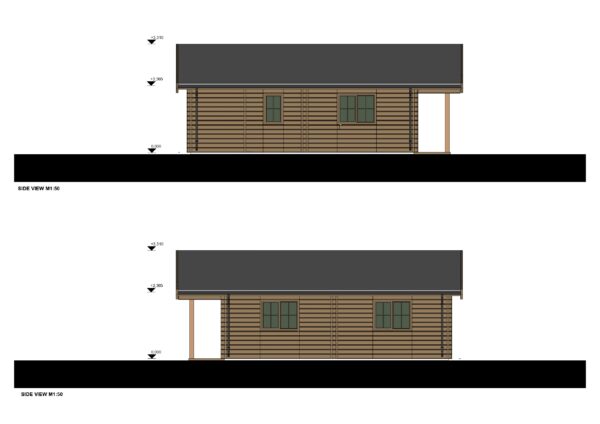 Medinis namas Elija elevation 1