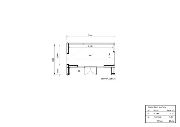 Medinis namelis Edgaras floorplan