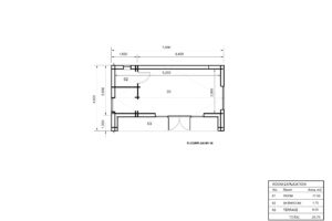 Medinis namelis Emilė floorplan