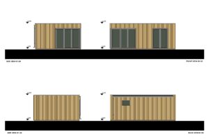 Medinis namelis Graz╠îina 01 Plan
