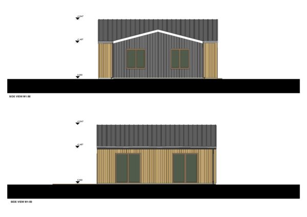 Medinis namas Medeina 44 mm + dailylentės, 11.1 x 12.8, 80 m² 9