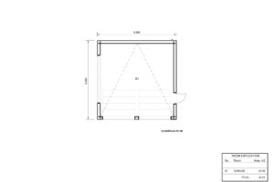 Dubbele garage floorplan Irūna