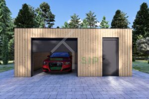 Houten garage Ignius4