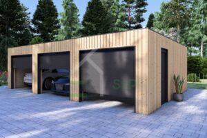 Houten garage Ilana2