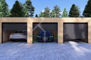 Houten garage Ilana4